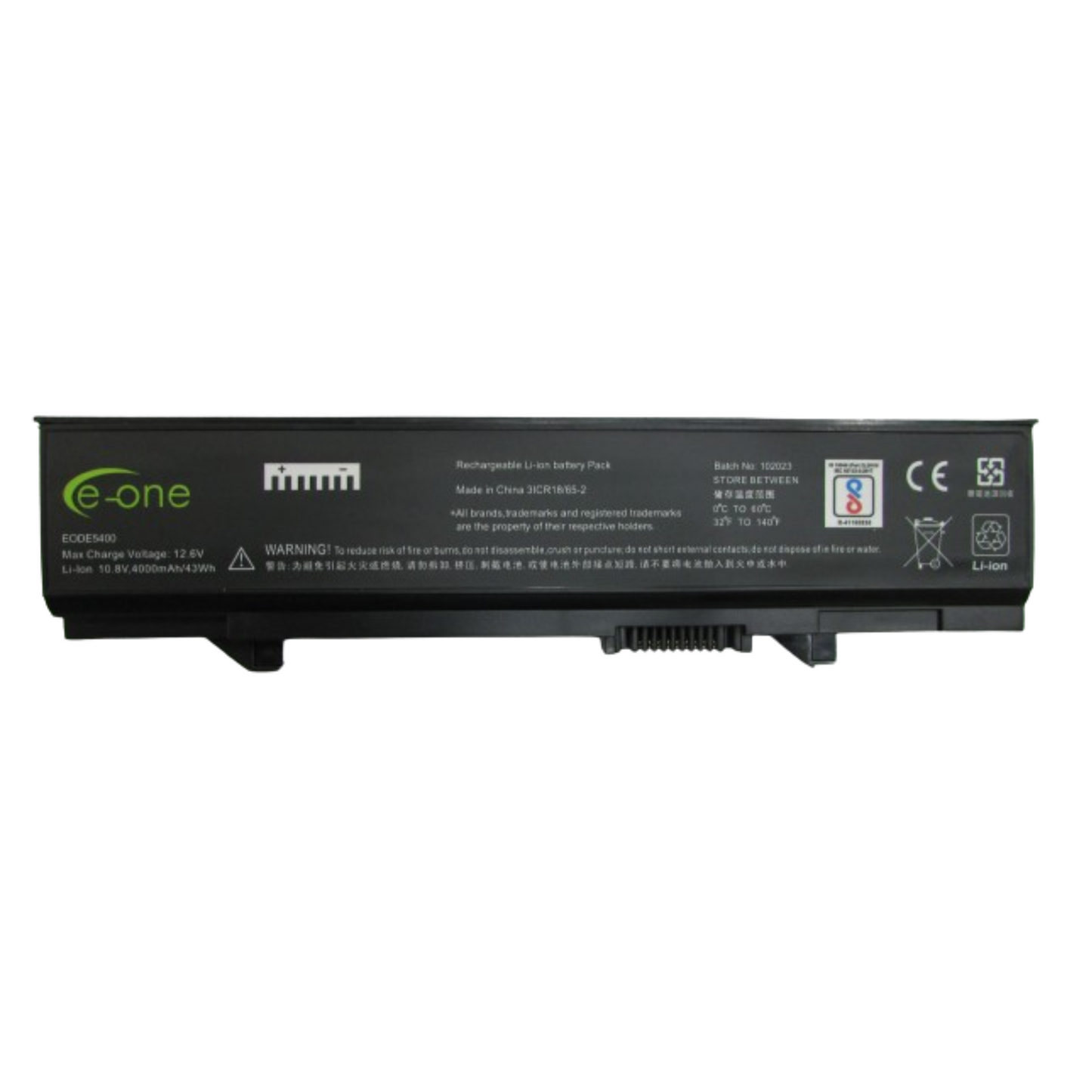 E-One Compatible Battery For Dell 5400/5500