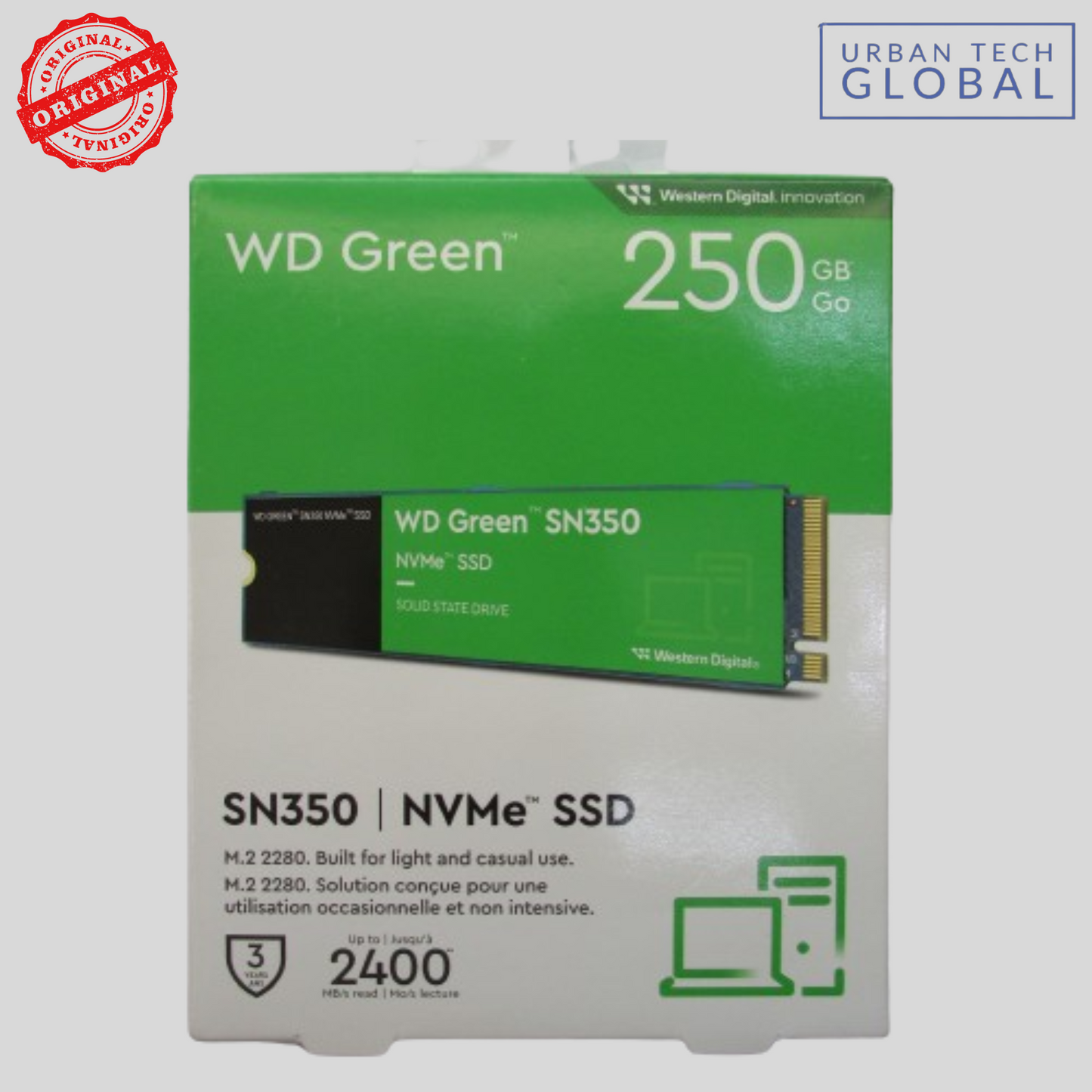 WD Green 250GB SN350 NVMe SSD