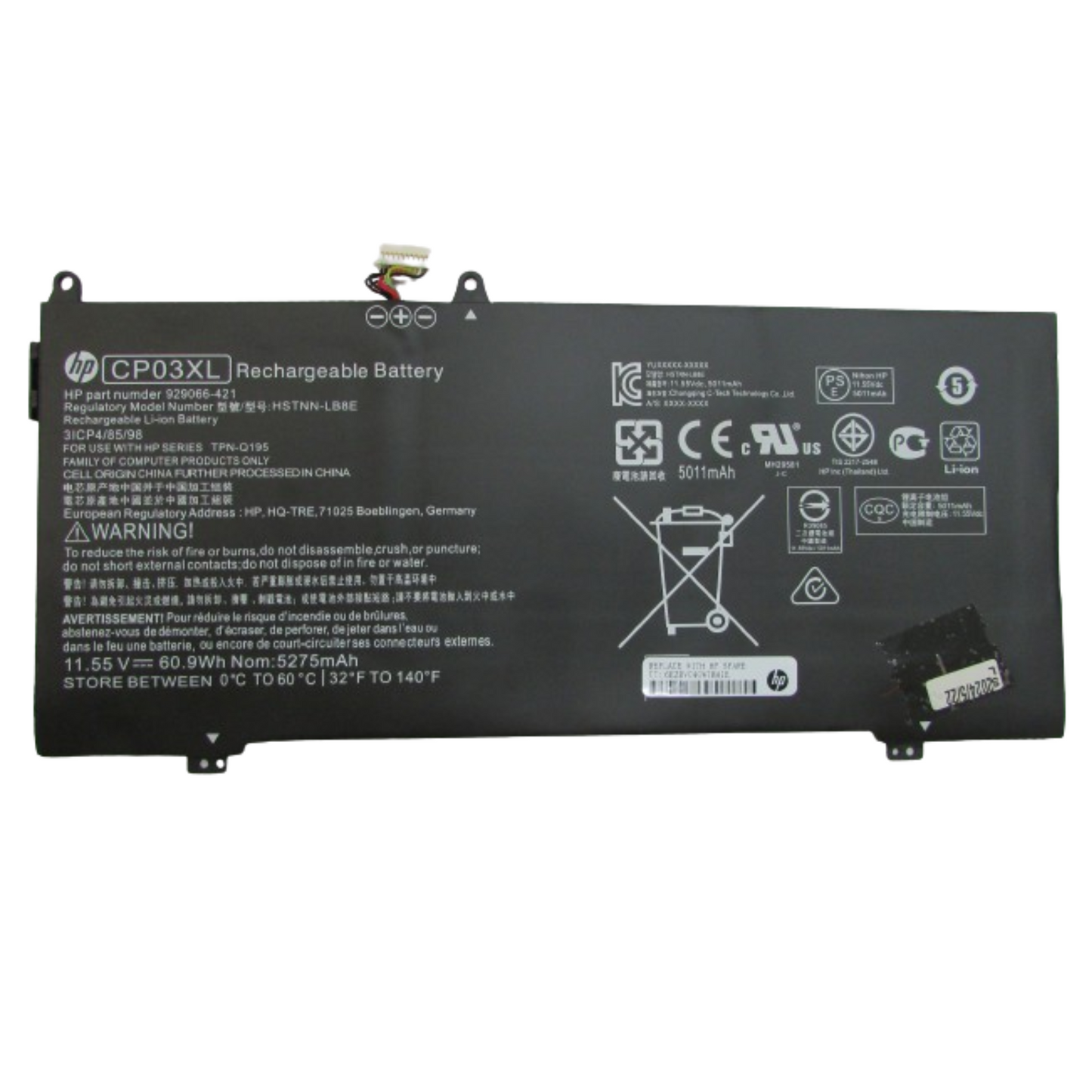 OEM Battery For HP CP03XL