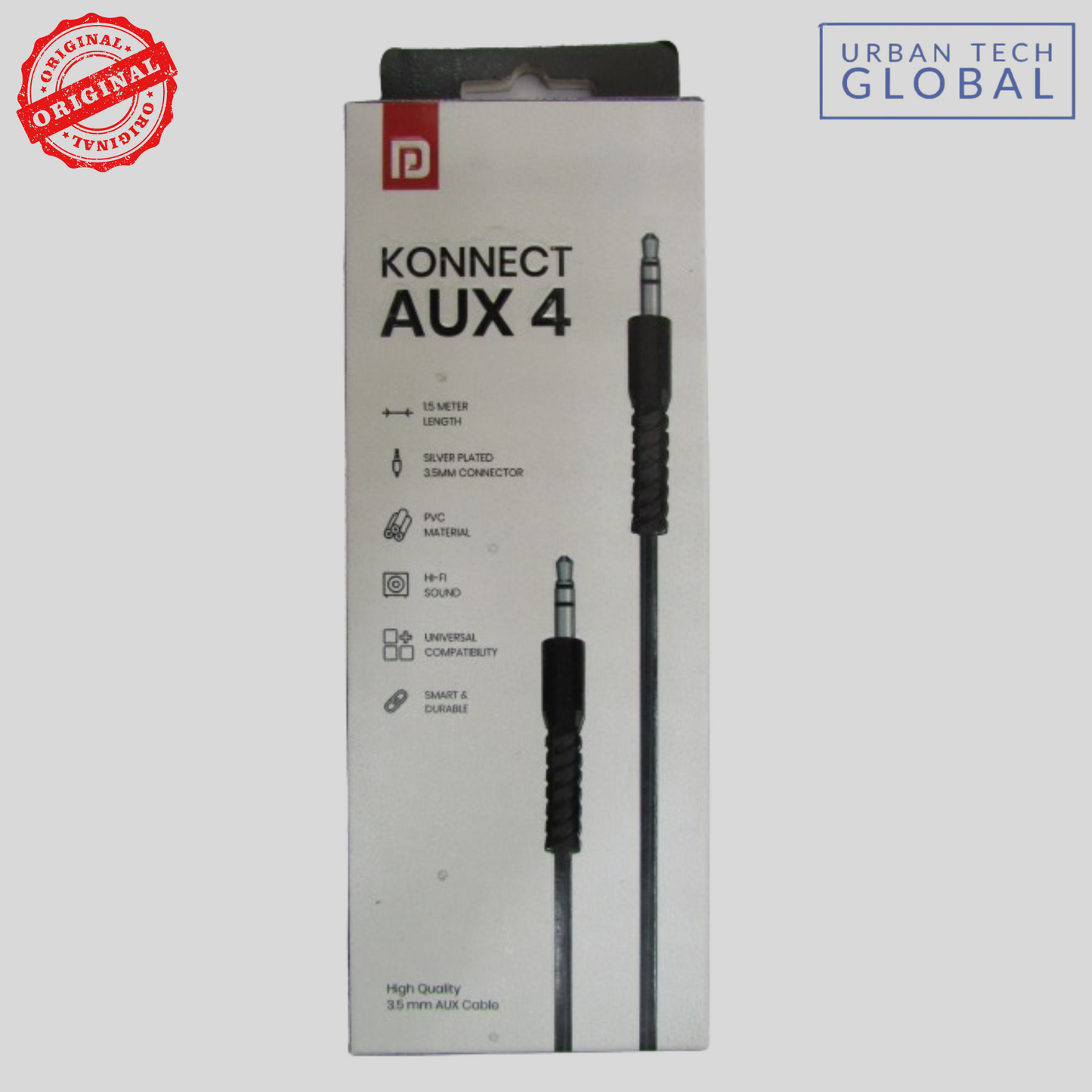 PORTRONICS Konnect AUX 4 3.5MM Cable