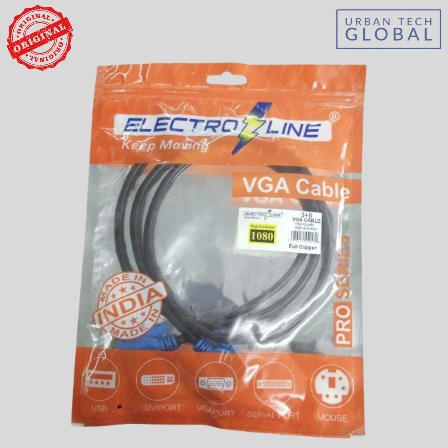 ELECTROLINE VGA Cable 1.5 MTR