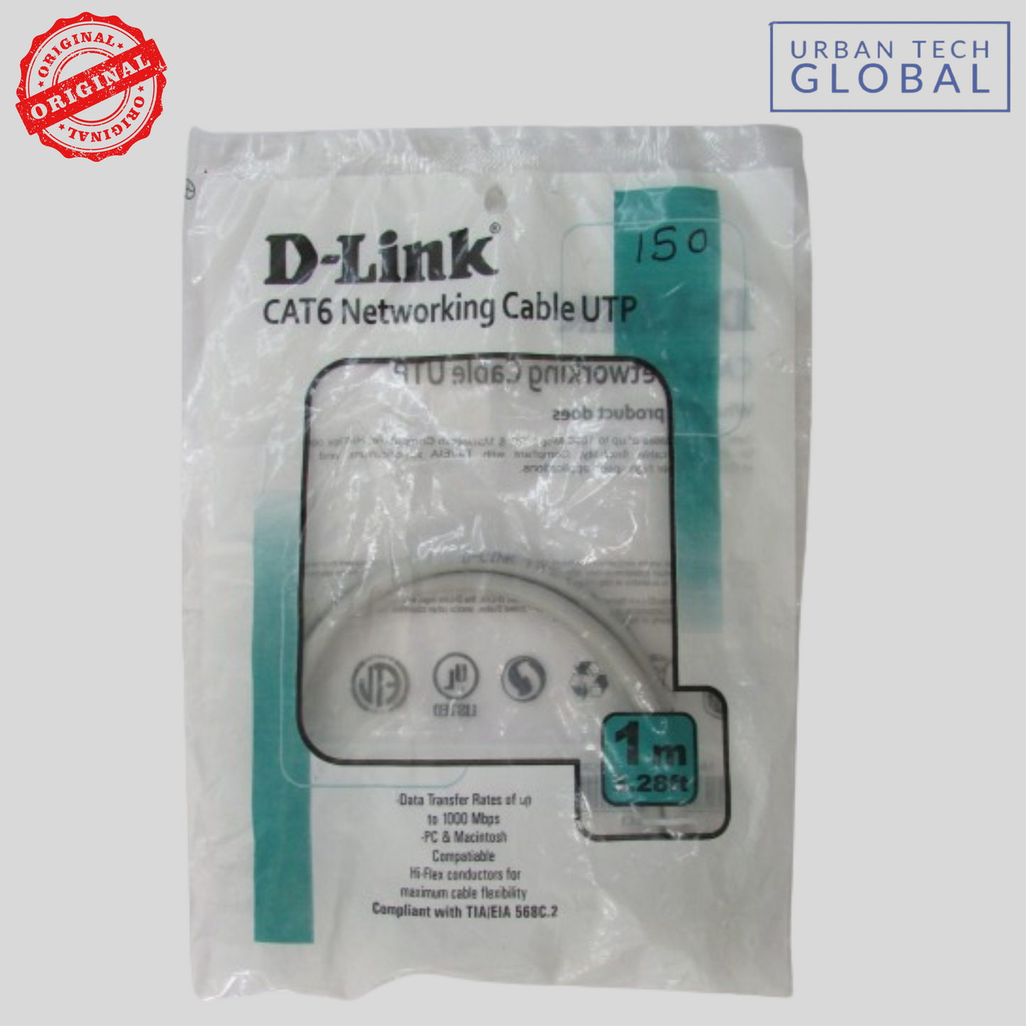 D-LINK CAT6 Networking Cable UTP 1 MTR