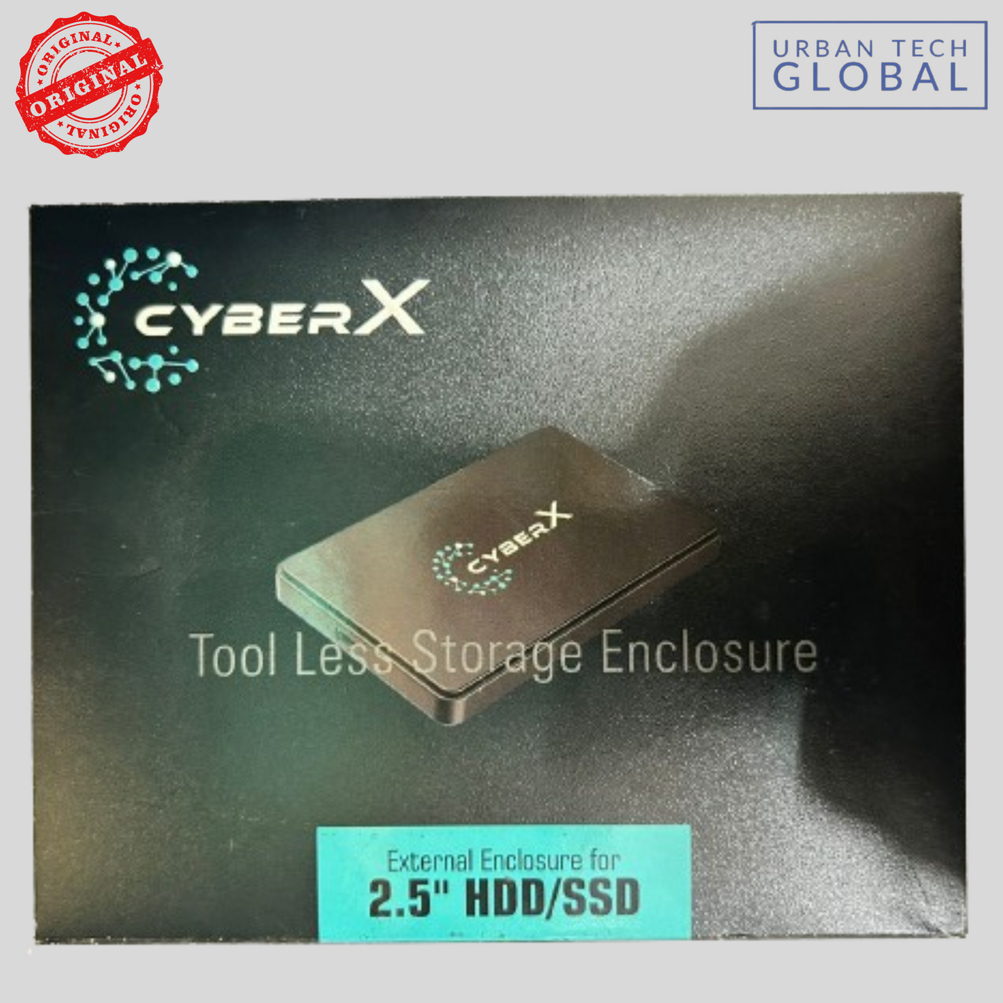 CYBERX USB 2.0 External Enclosure For 2.5" SSD/HDD Casing
