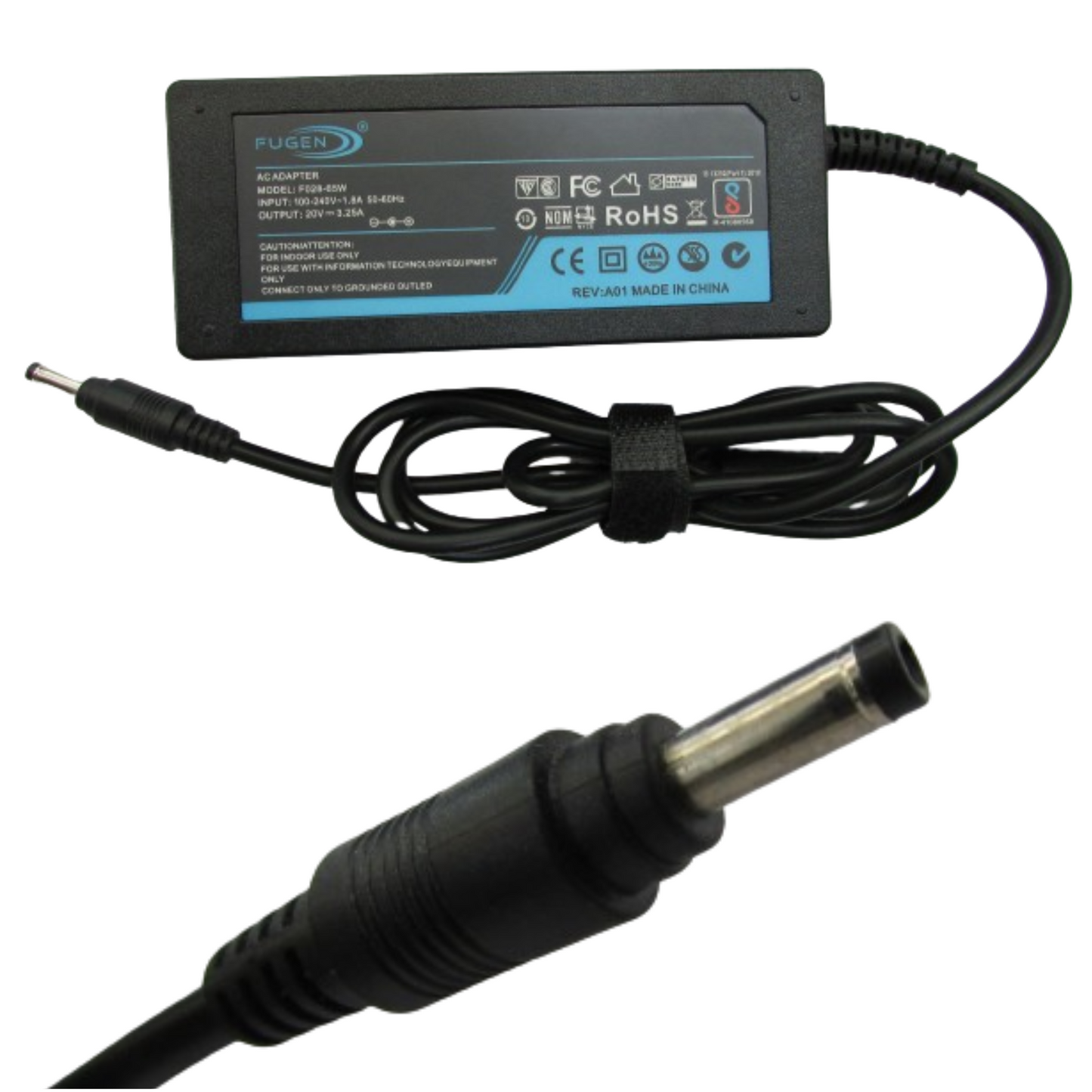 FUGEN  Compatible Charger For Lenovo New Pin 65W