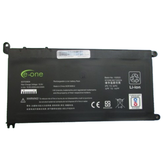 E-One Compatible Battery For Dell WDXOR