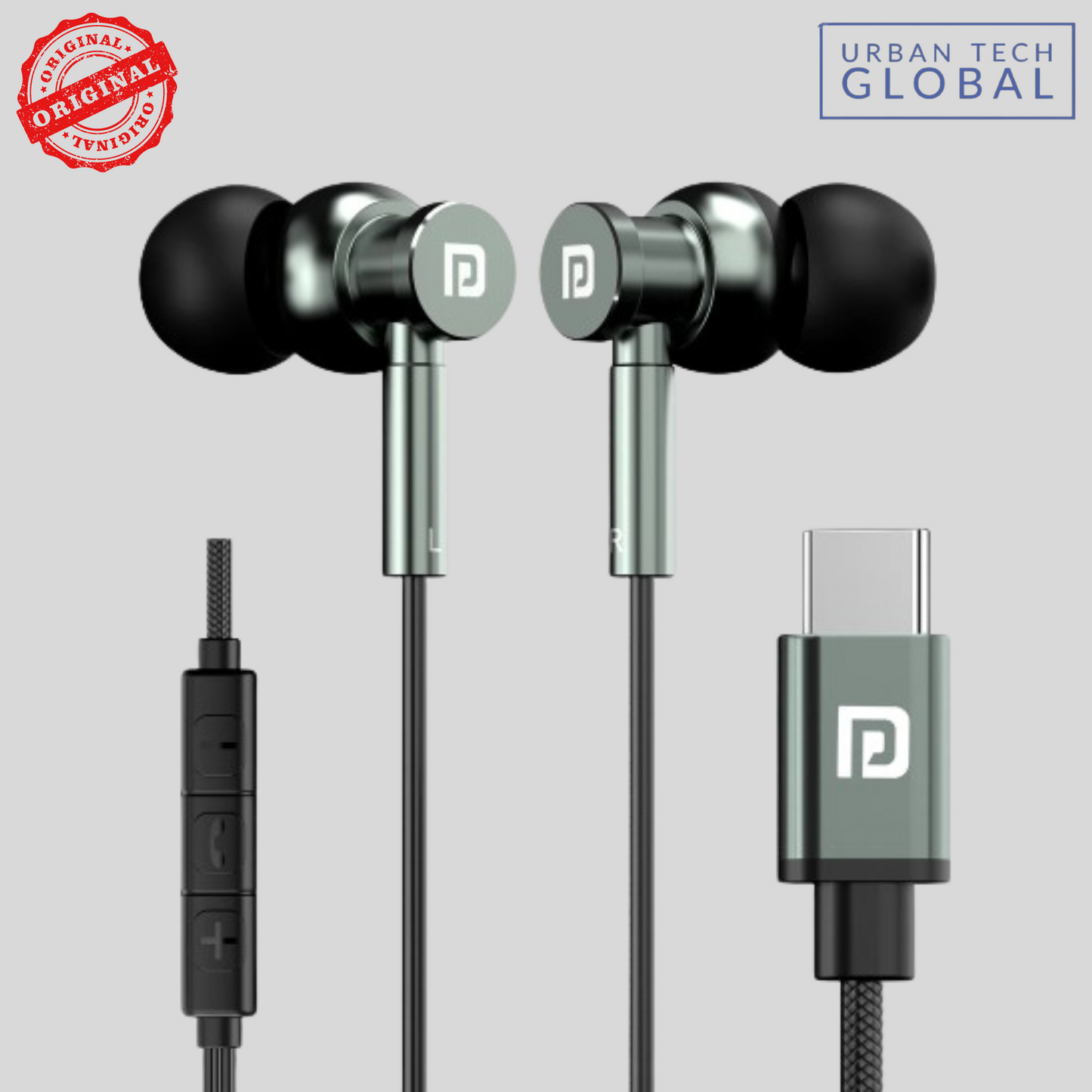 PORTRONICS Conch Tune C Type Earphone