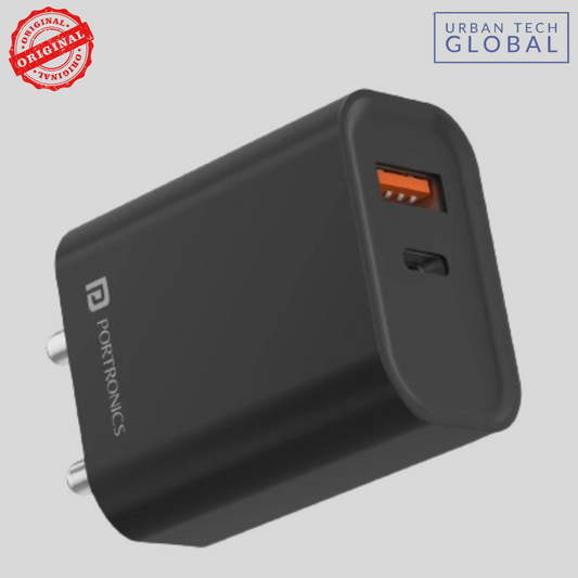 PORTRONICS Adapto 45 22.5W USB And Type C Port
