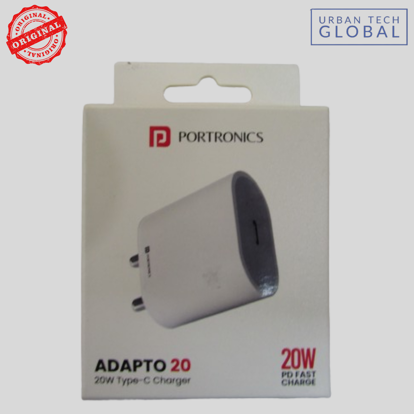 PORTRONICS Adapto 20 20W Type C Port