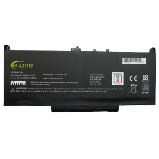 E-One Compatible Battery For Dell Latitude 7470/J60J5