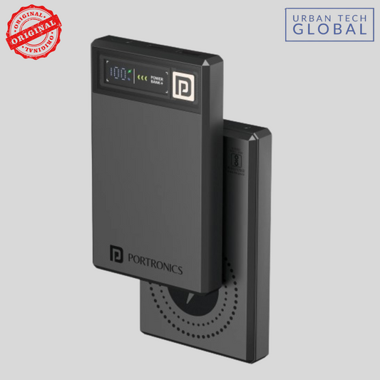 PORTRONICS Luxcell Magclick 10K Support Magnetic Charging 22.5W Fast Charging 10000MAH Power Bank